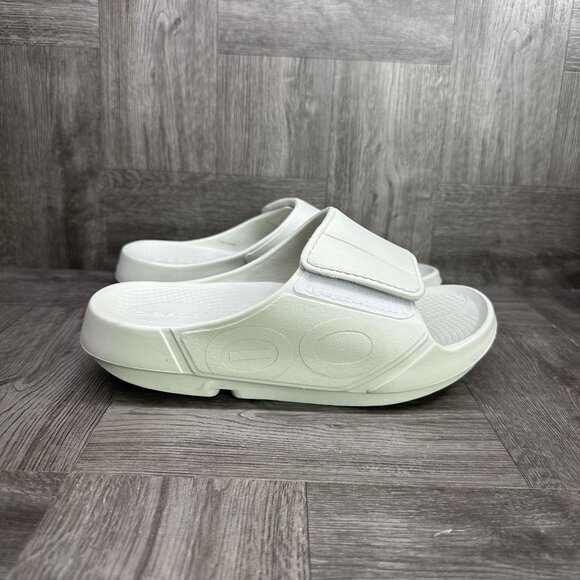 OOFOS OOahh Sport Flex Women's size 10/Euro size 41 Cosmic Grey Slide - Picture 1 of 9